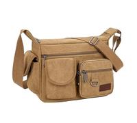 Tool Storage Bag Canvas Durable Multifunctional Portable Hand Tool Organizer with Adjustable Shoulder Strap for Electricians Plumbers Carpenters Large Capacity 30 x 24 x 13cm