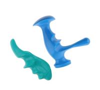 Tool, T-Shaped Point Massager, Body Massager Comfortable to Hold Deep, Tissue Relaxation, Thumb Saver for Neck Shoulder, Arms, Legs, Feet 2PCS Body