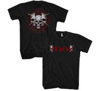 Tool T Shirt Skull Spikes Band Logo Los Angeles CA new Official Unisex Black