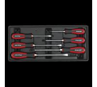 Sealey TBT29 Tool Tray With Hammer-Thru Screwdriver Set 6Pc