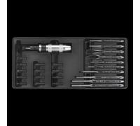 Sealey TBT18 Tool Tray With Punch & Impact Driver Set 25Pc