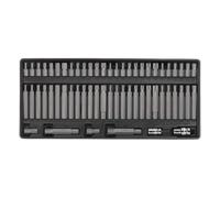 Tool Tray with Security TRX-Star/Hex/Ribe/Spline Bit Set 60pc - Sealey TBT11 Ne