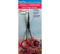 Tool Tron Applique and Embroidery Scissors 4.75-inch, Floral