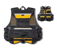 Tool Vest for Men | Lightweight Construction Work Vest,Tool Belt Suspenders Tool Vest Ultra Anti-Wear Adjustable Tool Belt for Construction