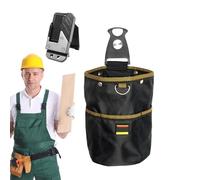 Tool Waist Bag Pouch - Waterproof Woodworking Utility Bags, Quick Release Construction Hardware Organizer, Carpenter Work Belt Pockets | Durable Tools Carrier for Women Men Professionals Hobbyists