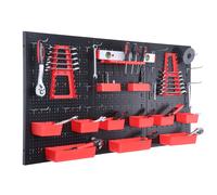 Tool wall, pegboard panels, tool storage system, tool board set