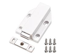 Tool Without Cabinet Door Opener Waterproof Auto Closing Mechanism Simple Installs for Wardrobes Kitchen Cabinets Push Type Invisible Door Retractor