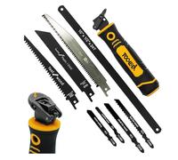 TOOLAN: 8-In-1 Multi-Hand Saw, Drywall &Metal Cutter, Long Blade, Wood &Plastic Saw. Quick Change Blade