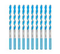 Toolant 6mm Concrete Drill Bit Set, Shockproof Hammer Drill Bits for Concrete/Glass/Brick/Plastic/Cement/Tile, Industrial Strength Carbide Tips, Box of 10