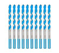 toolant 8mm Concrete Drill Bit Set & Masonry Set, Shockproof Hammer Concrete/Glass/Brick/Plastic/Cet/Tile, Industrial Strength Carbide Tip, 10pcs