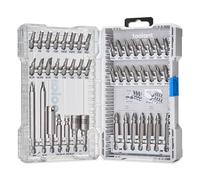 toolant Magnetic Screwdriver Bit Set, Impact Driver Bit Set, 1/4'' Hex S2 Steel Impact Driver Bit Set with Storage Box, 46-Piece