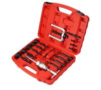 Toolbox Blind Hole Collet Bearing Race and Seal Puller Extractor Kit 16 pcs U-Shaped Whee Bearing Puller Set Slide DIY Tools
