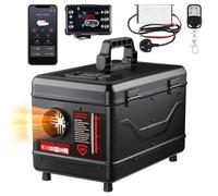 Toolbox Diesel Heater 8KW 12V24V/110V-240V Air Diesel Parking Space Heater with Plateau Mode,Come with Timer LCD Display Bluetooth APP Remote Control,fits for Campervan Garage Workshop Boat