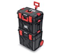 Mobile Toolbox Cart Set Modular Storage Solution Workshop Garage DIY Stackable