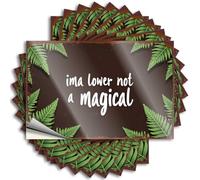 Toolbox Stickers and Decals Ima Lower Not: A Magical Journey Through Nature Stickers 10Pcs Funny Signs for Home Decor Bar Accessories for Man(6X9CM)