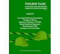 Toolbox Talks for Workplace Safety in uk: Practical Health & Safety Briefings for UK Workplaces - Improve Compliance, Reduce Risk & Build a Strong Safety Culture
