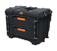 Keter Pro Gear XL Tool Box with 2 Drawers - Black, 56 x 37 x 41 cm