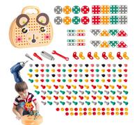 Toolbox Toy - 1 Set Diy Kit, Educational Drill, Creative Build, Construction Play, Imaginative Engineering, Skill Development, Hands-On Building | Interactive Assembly Learning Toy for Kids Creativity