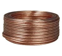 Toolcity Twin Strand Speaker Cable 2 x 0.75 mm² Box Cable/Audio Cable - 25 M Transparent