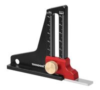 TOOLCOOL Height Gauge Depth Gauge Woodworking Tool Setting Gauge Setup Blocks for Table Saw Router Table Drill Press Bandsaw - Metric