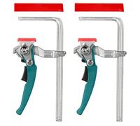 TOOLCOOL Quick Release Ratchet Track Saw Clamp Guide Rail Clamp for MFT Table and Guide Rail System (2 Pack)