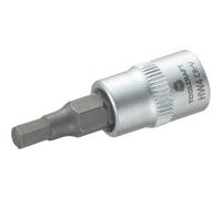 Toolcraft 1/4" Drive Socket With Inner Hex Bit 4mm