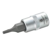 Toolcraft 1/4" Drive Socket With T-Profile Bit T10