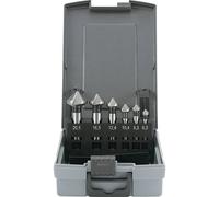 Toolcraft 1614138 Countersink Set 6-Piece HSS For Deburring