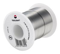 Toolcraft 2160421 Lead-Free Solder Wire Sn993Cu07 Halogen-Free 100g