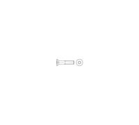 TOOLCRAFT 401642 Countersunk Screws M4 30mm Hex DIN 7991 Steel 100...