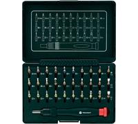 TOOLCRAFT 809204 Bit Set 31-Piece Slotted Phillips Phillips Pozidriv Inner Hex T-Profile