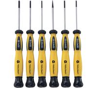 TOOLCRAFT Screwdriver Set for Electronics and Precision Mechanics, Anti-Static (ESD) 6-Piece