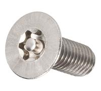 Toolcraft 888822 Tamperproof Torx Countersink Screws A2 Stainless M6x16mm Pk 10