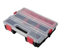 TOOLCRAFT Assortment Box (L x W x H) 285 x 225 x 60 mm Number of Compartments: 21 Variable Dividers Contents 1 Piece