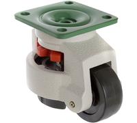 Toolcraft Castor 73mm Swivel Leveling Plate 750kg Load