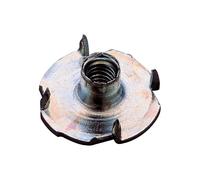 Toolcraft Drive In Nuts Galvanised Steel M4 Pack Of 100