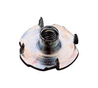 Toolcraft Drive In Nuts Galvanised Steel M5 Pack Of 100