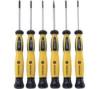 TOOLCRAFT Screwdriver Set for Electronics and Precision Mechanics, Anti-Static (ESD) 6-Piece