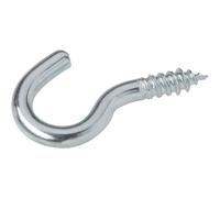 Toolcraft Galvanised Steel Screw Hooks 50 x 2.3 x 16mm Pack Of 50