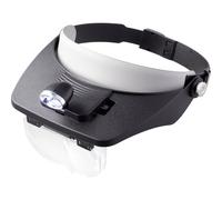 Toolcraft Headband Magnifier LED 1.2x-3.5x Black TO-5137803