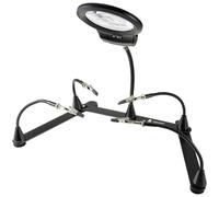 Toolcraft Helping Hand with Magnifier 90mm x 365mm 1pc TO-7492830