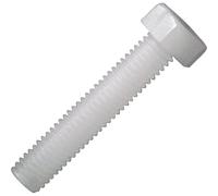 Toolcraft Hexagonal Screw DIN 933 Polyamide M6 x 20mm Pack Of 10