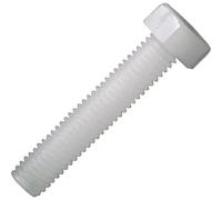 Toolcraft Hexagonal Screw DIN 933 Polyamide M6 x 40mm Pack Of 10