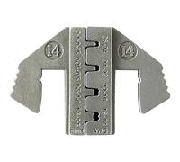 TOOLCRAFT PLE-0I4 Crimping Inserts, Flat Connector, Crimping Range: 0.1 to 2.5 mm², Suitable for Brands (Pliers): TOOLCRAFT PZ-