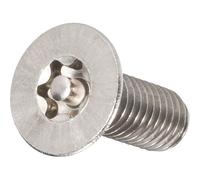 Toolcraft Tamperproof Torx Countersink Screws A2 Stainless M4x25mm Pk 10 888809