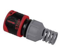 Toolcraft TO-4850088 Plastic Hose Connector 13mm Water Stop Feature