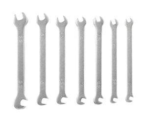 Toolcraft TO-4985421 Spanner Set 7pc 3-5.5mm Double-Ended Angled Heads