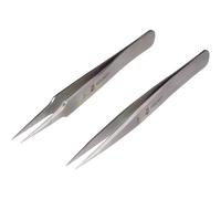 Toolcraft TO-5861034 Stainless Steel Tweezer Set 120mm Set Of 2