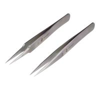 Toolcraft TO-5861034 Stainless Steel Tweezer Set 120mm Set Of 2