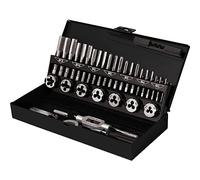 TOOLCRAFT TO-7015521 32-Piece Steel Tapping Kit M3 x 0.50, M4 x 0.70, M5 x 0.80, M6 x 1, M8 x 1.25, M10 x 1.50